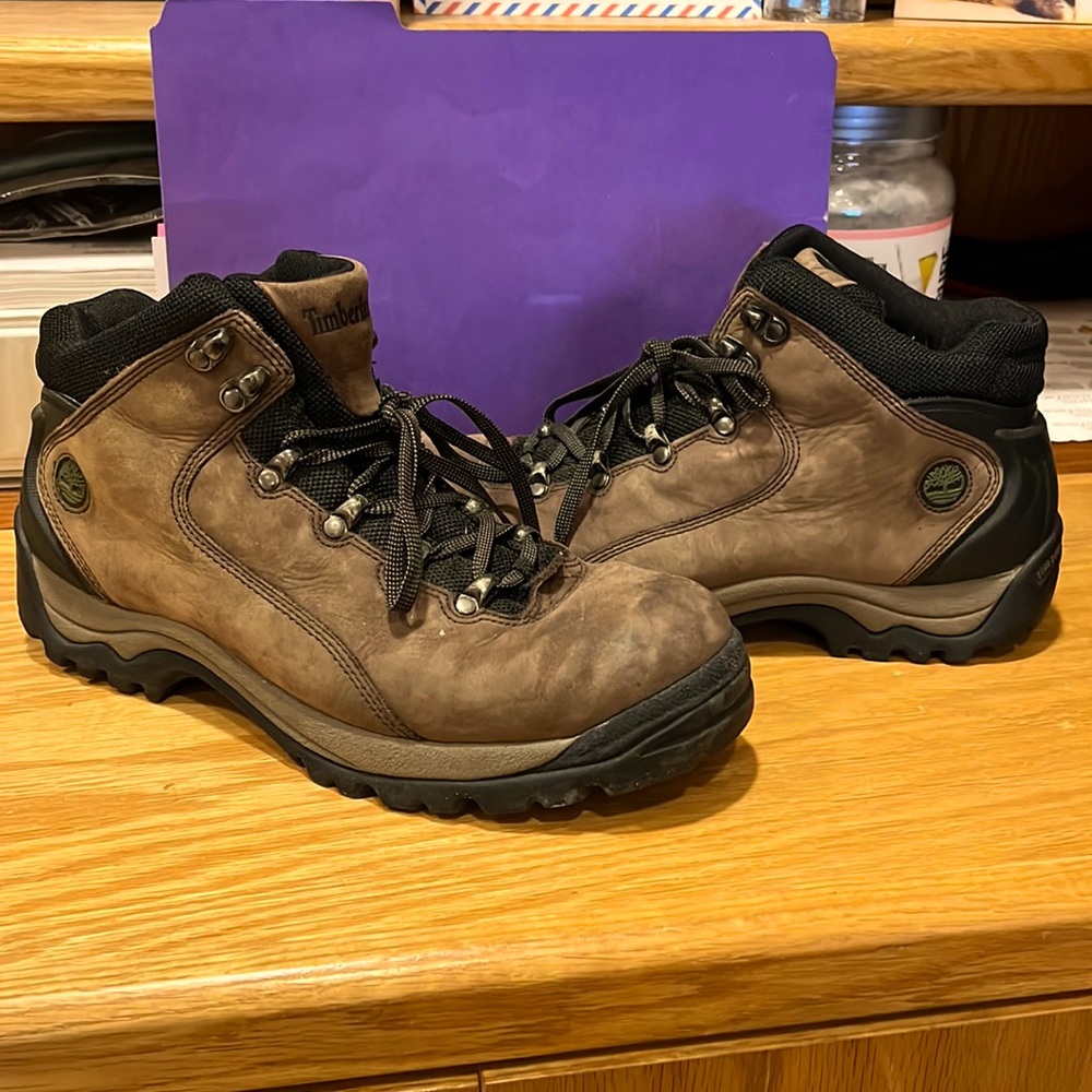 Timberland mens ledge hiking boots 10.5 87133 leather waterproof brown black